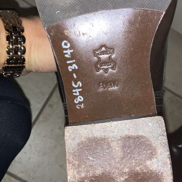 ⭐️⭐️⭐️SOLD⭐️⭐️⭐️Tory Burch Brown patent leather Riding boots Size 8.5 - Picture 7 of 11